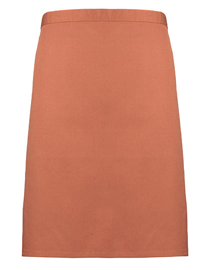 Premier Workwear - Colours Collection Mid Length Apron - Chestnut (ca. Pantone 7525C)