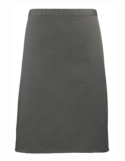 Premier Workwear - Colours Collection Mid Length Apron - Dark Grey (ca. Pantone 431C)