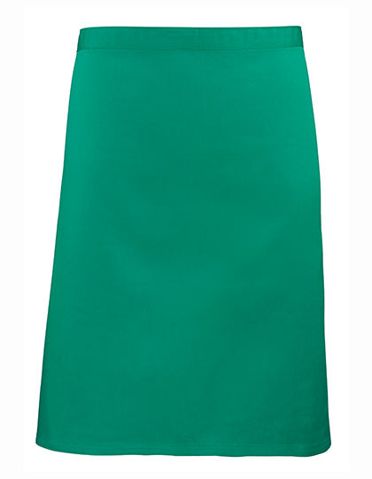 Premier Workwear - Colours Collection Mid Length Apron - Emerald (ca. Pantone 341C)