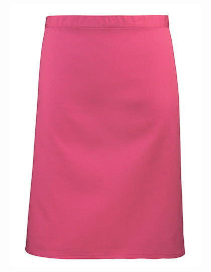 Premier Workwear - Colours Collection Mid Length Apron - Hot Pink (ca. Pantone 214C)