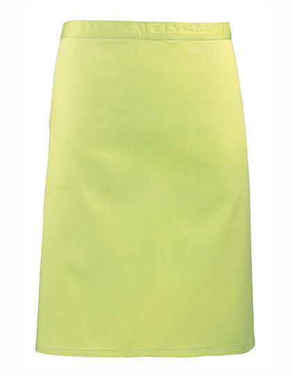 Premier Workwear - Colours Collection Mid Length Apron - Lime (ca. Pantone 382C)