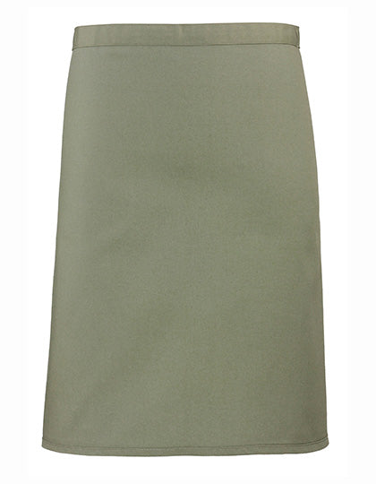 Premier Workwear - Colours Collection Mid Length Apron - Sage (ca. Pantone 5497C)