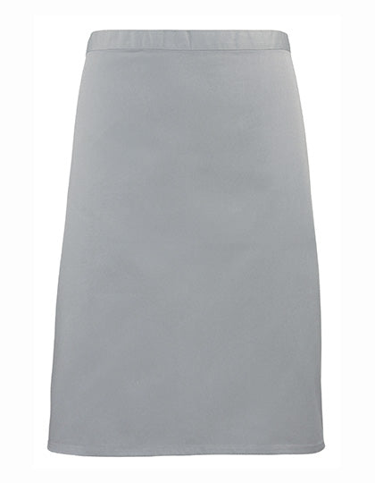 Premier Workwear - Colours Collection Mid Length Apron - Silver (ca. Pantone 428C)