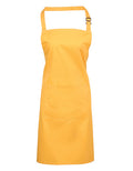 Colours Collection Bib Apron With Pocket