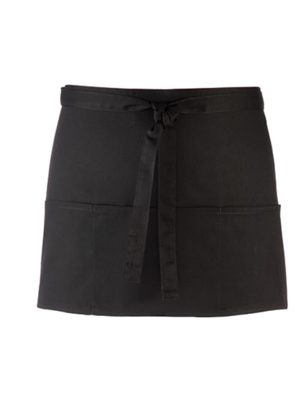PREMIER - schort / sloof met 3 zakken - Black (ca. Pantone B