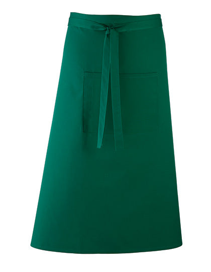 Premier Workwear - Colours Collection Bar Apron - Bottle Green (ca. Pantone 560C)