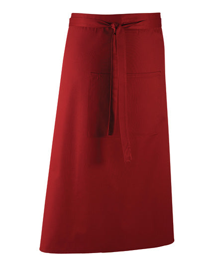 Premier Workwear - Colours Collection Bar Apron - Burgundy (ca. Pantone 216C)