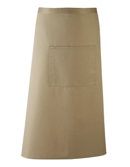 Premier Workwear - Colours Collection Bar Apron - Olive (ca. Pantone 7763C)