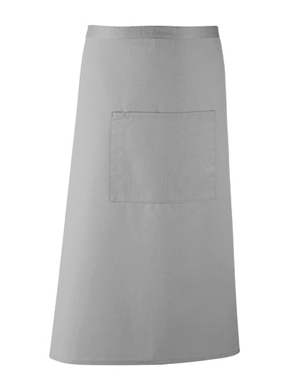 Premier Workwear - Colours Collection Bar Apron - Pale Grey (Silver) (ca. Pantone 428C)