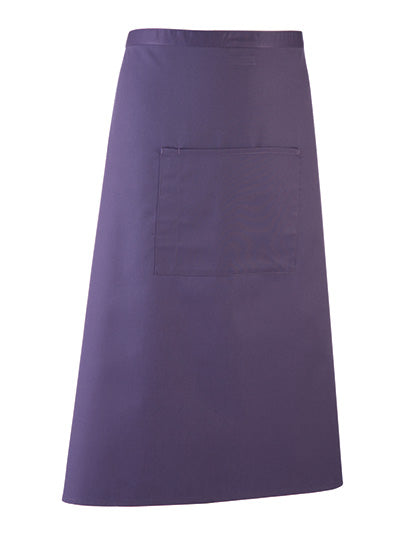 Premier Workwear - Colours Collection Bar Apron - Purple (ca. Pantone 269C)