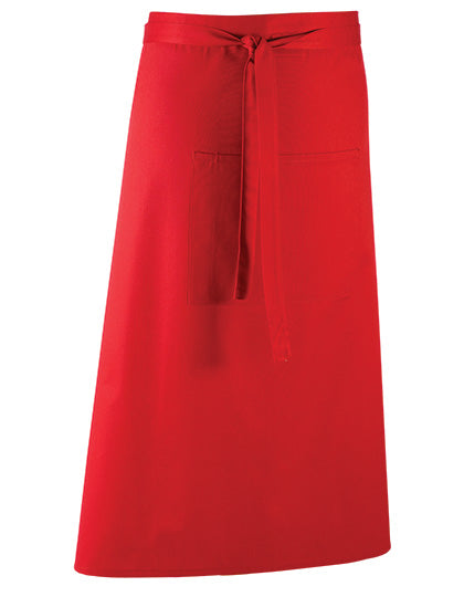 Premier Workwear - Colours Collection Bar Apron - Red (ca. Pantone 200C)