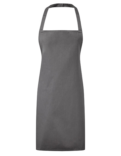 Premier Workwear - Essential Bib Apron - Dark Grey (ca. Pantone 425C)