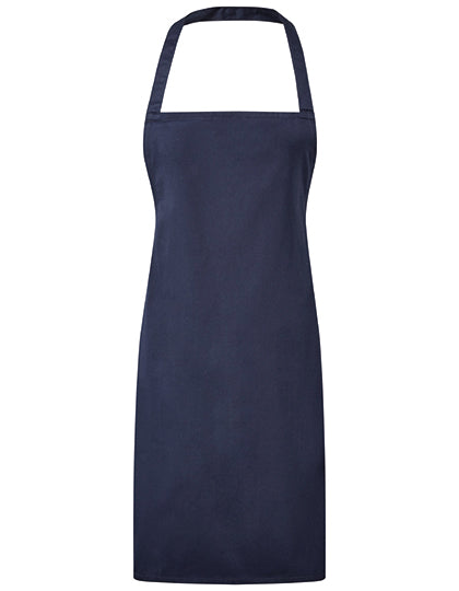 Premier Workwear - Essential Bib Apron - Navy (ca. Pantone 533C)