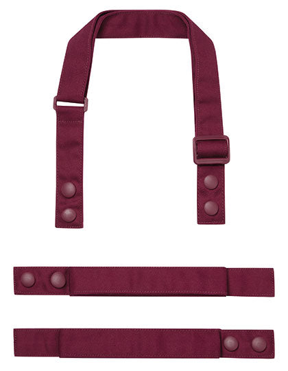 Premier Workwear - Colours Swap & Pop Apron - Strap - Burgundy (ca. Pantone 209C)