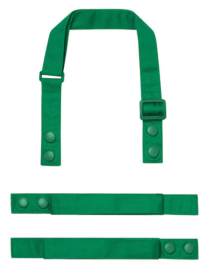Premier Workwear - Colours Swap & Pop Apron - Strap - Emerald (ca. Pantone 7728C)
