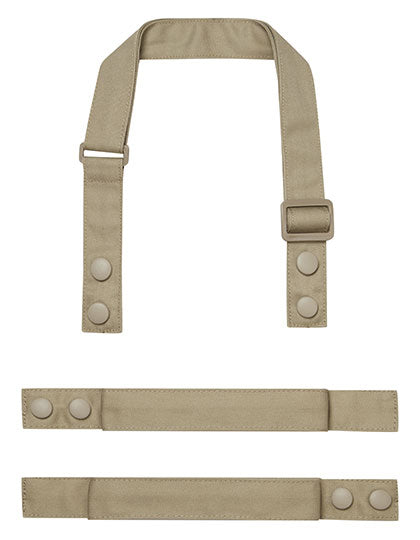 Premier Workwear - Colours Swap & Pop Apron - Strap - Khaki (ca. Pantone 7536C)