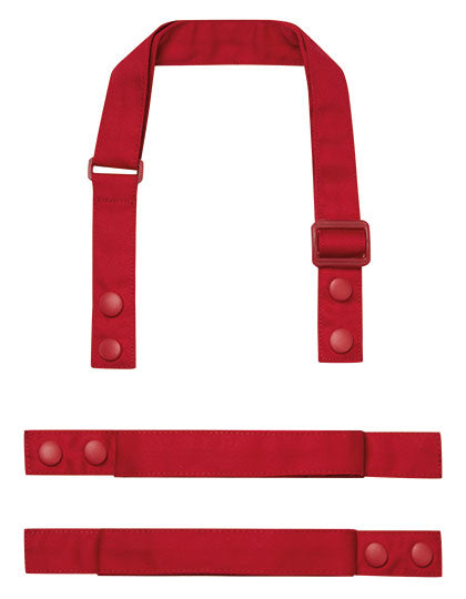 Premier Workwear - Colours Swap & Pop Apron - Strap - Red (ca. Pantone 201C)