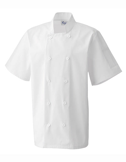 Premier Workwear - Short Sleeve Chef´s Jacket - White