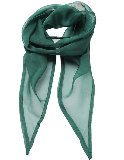 Premier Workwear - Women´s Colours Collection Chiffon Scarf - Bottle Green (ca. Pantone 560C)