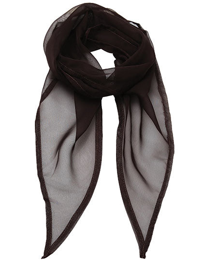 Premier Workwear - Women´s Colours Collection Chiffon Scarf - Brown (ca. Pantone 476C)