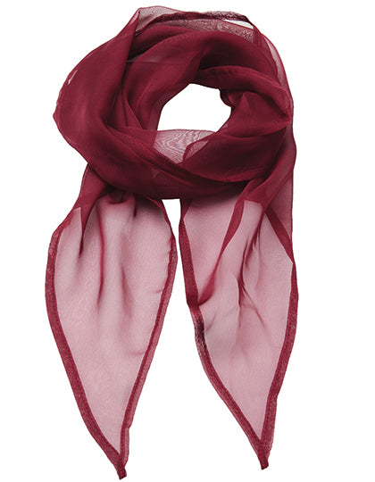 Premier Workwear - Women´s Colours Collection Chiffon Scarf - Burgundy (ca. Pantone 216C)