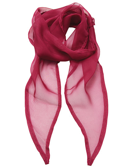 Premier Workwear - Women´s Colours Collection Chiffon Scarf - Hot Pink (ca. Pantone 214C)