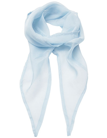 Premier Workwear - Women´s Colours Collection Chiffon Scarf - Light Blue (ca. Pantone 2708C)