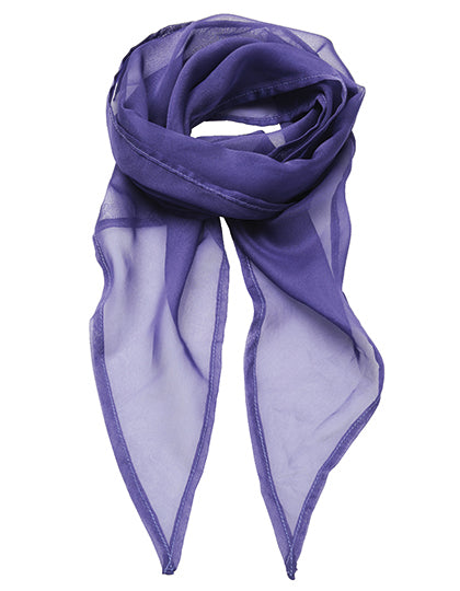 Premier Workwear - Women´s Colours Collection Chiffon Scarf - Purple (ca. Pantone 269C)