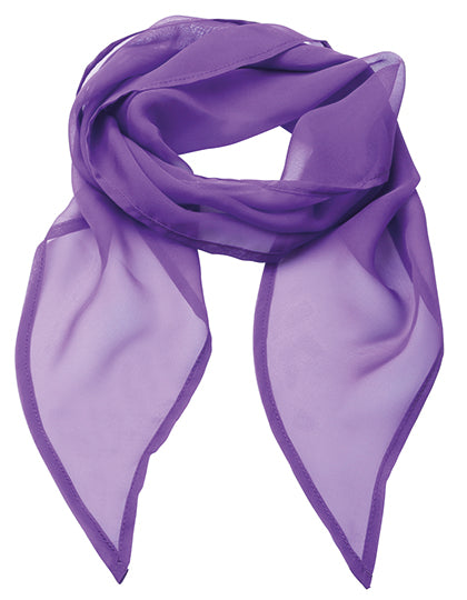 Premier Workwear - Women´s Colours Collection Chiffon Scarf - Rich Violet (ca. Pantone 2587C)
