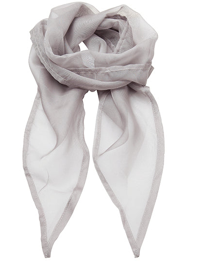 Premier Workwear - Women´s Colours Collection Chiffon Scarf - Silver (ca. Pantone 428C)