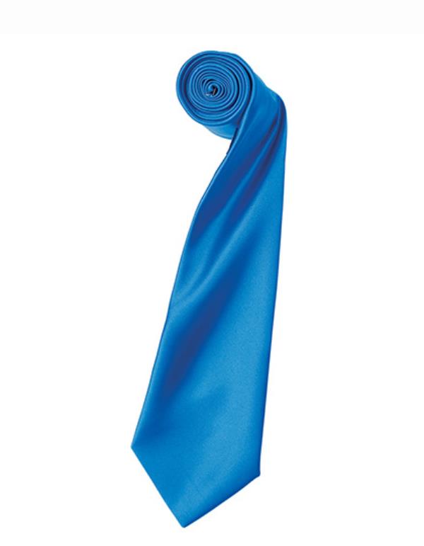 Premier - Colours Collection Satin Tie - Sapphire