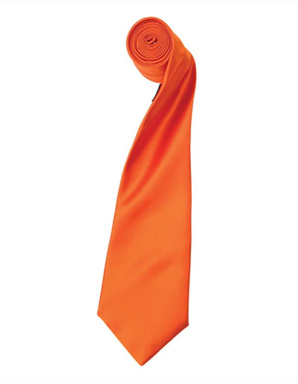 Premier - Colours Collection Satin Tie - Terracotta