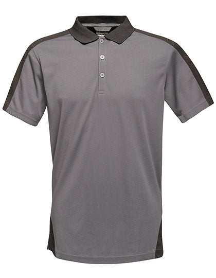 Regatta Professional - Contrast Coolweave Polo - Seal Grey (Solid)