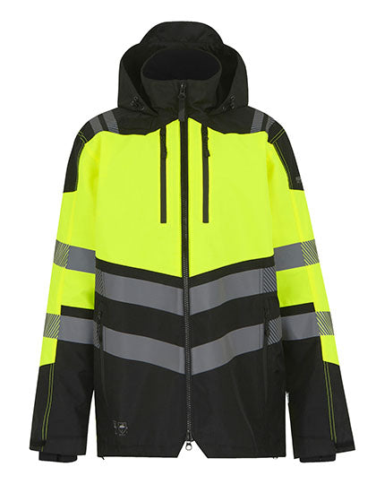 Regatta High Visibility - Hi-Vis X-Pro Waterproof Shell Jacket (Class 2) - Black / Yellow