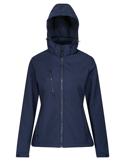 Regatta Professional - Women´s Venturer 3-Layer Printable Hooded Softshell Jacket - Navy