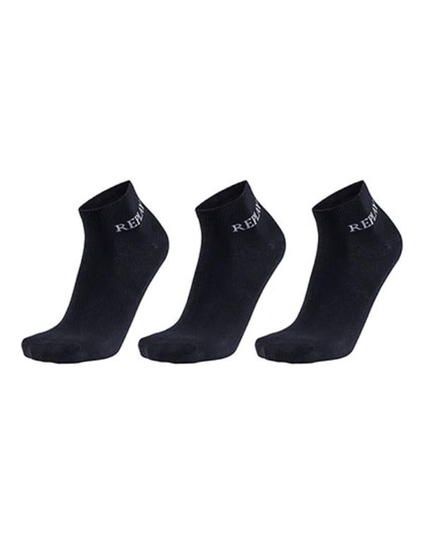 Replay - 3 Pack Low Cut Sokken - Black/Castlerock
