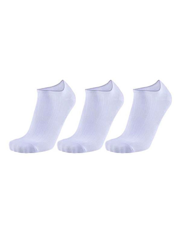 Replay - 3 Pack In Liner Ultralight Enkelsokken - White/Grey