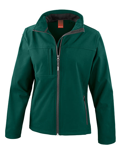 Result Genuine Recycled - Women´s Recycled 3-Layer Classic Softshell Jacket - Bottle Green