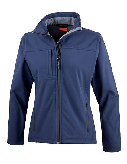 Result Genuine Recycled - Women´s Recycled 3-Layer Classic Softshell Jacket - Navy