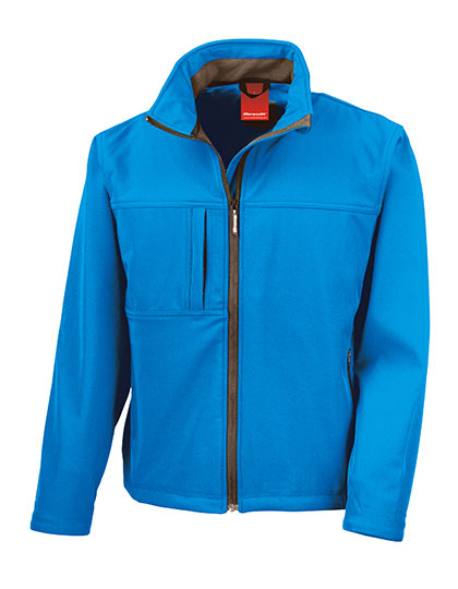 Result - Classic Soft Shell Jacket - Azure