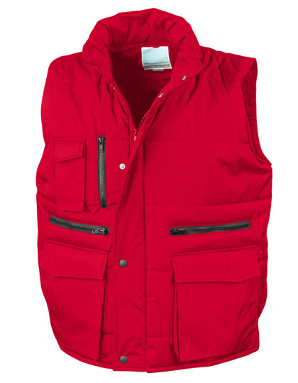Result Workguard - Lance Ripstop Bodywarmer - Red
