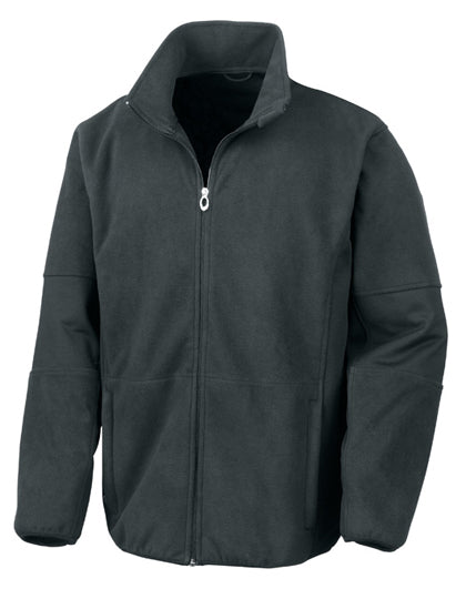 Result - Osaka Combed Pile Soft Shell Jacket - Black