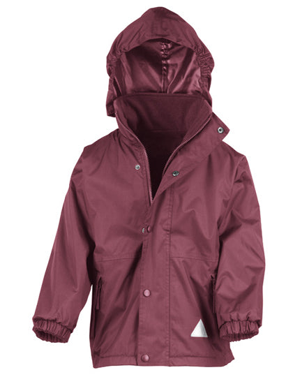 Result Genuine Recycled - Junior Stormdri 4000 Recycled Coat - Burgundy