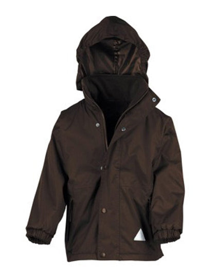 Result Genuine Recycled - Youth Stormdri 4000 Recycled Coat - Brown