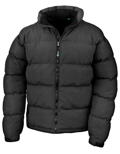 Result Genuine Recycled - Men's Recycled Holkham Down Feel Jacket - Black