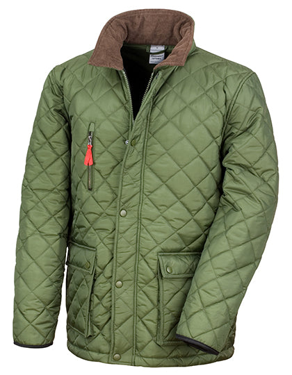 Result - Cheltenham Gold Jacket - Olive Green