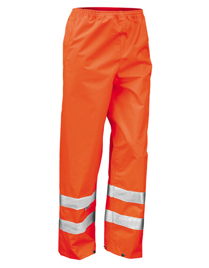 Result Safe-Guard - Veiligheids High Vis Regenbroek - Fluorescent Orange