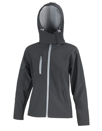 Result Core - Women´s TX Performance Hooded Soft Shell Jacket - Black