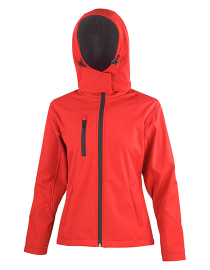 Result Core - Women´s TX Performance Hooded Soft Shell Jacket - Red