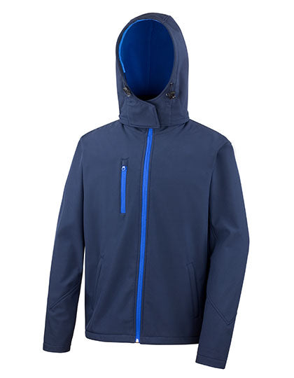 Result Core - Men´s TX Performance Hooded Soft Jacket - Navy
